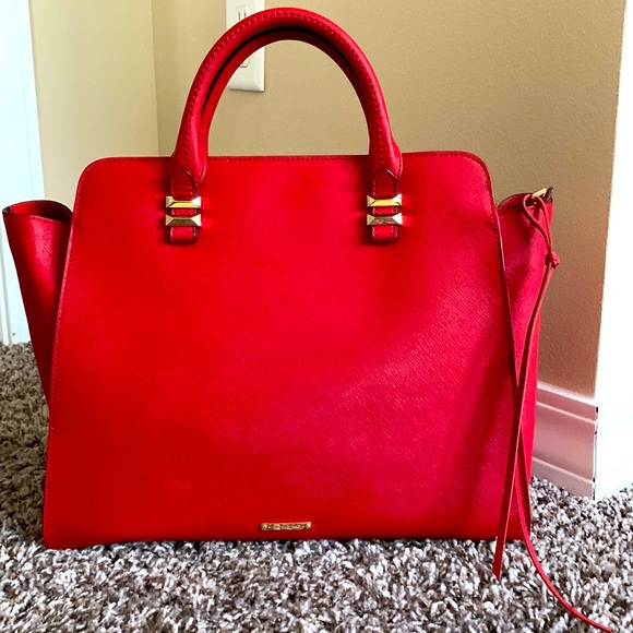 Authentic Rebecca Minkoff Red Large Bag - Picture 1 of 4